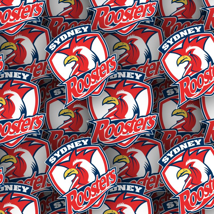 Sydney Roosters Pattern Crew
