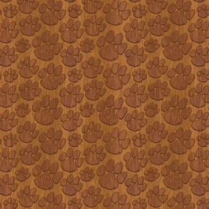 Clemson University Carved Wood Tiger Paw 22