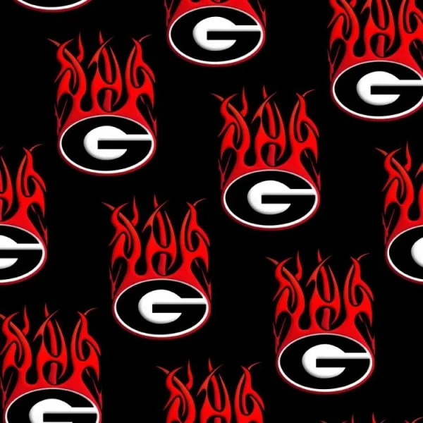 University of Georgia on Fire Black