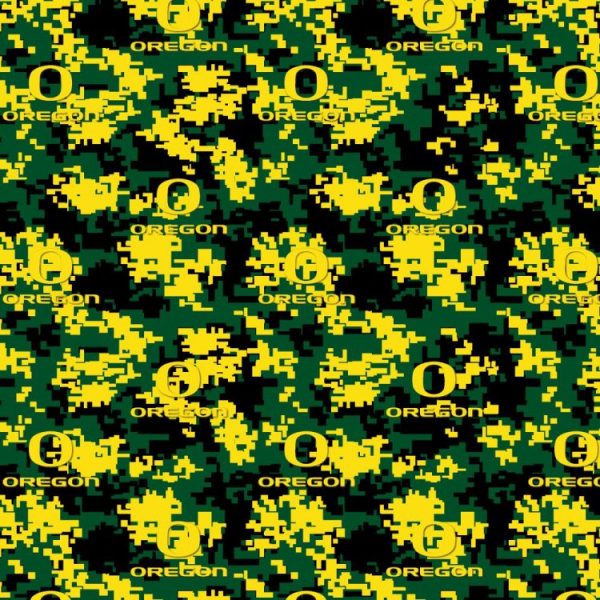 University of Oregon Camouflage Pattern Crew