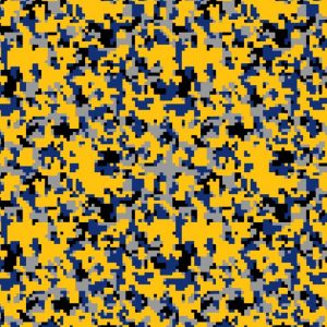 University of Michigan Blue & Gold Digital Camouflage University of Michigan Blue & Gold Digital Camouflage