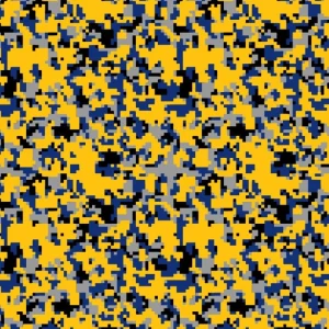University of Michigan Blue & Gold Digital Camouflage