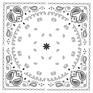 Black & White Bandanna