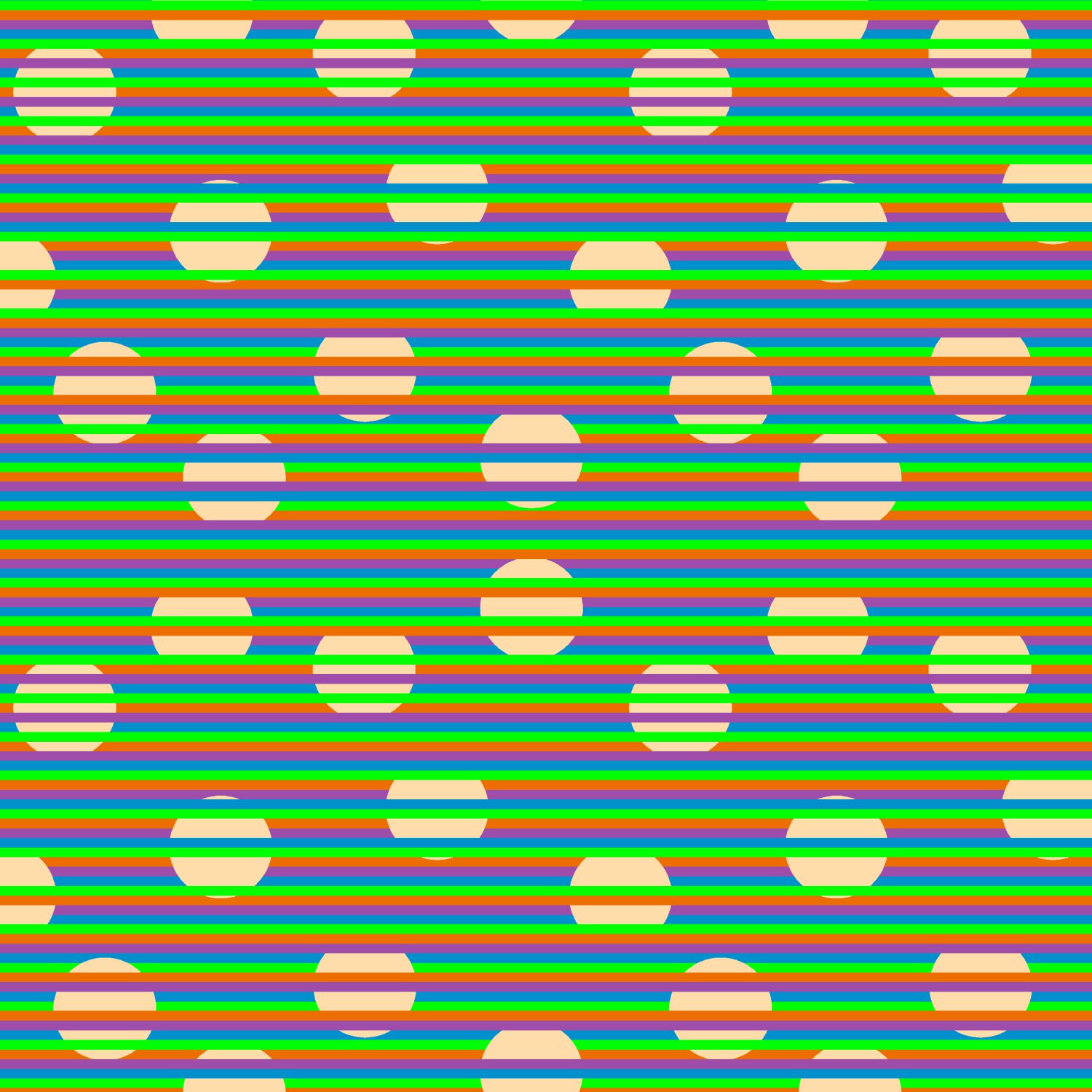 Optical Illusion Distance Color Change Pattern Crew