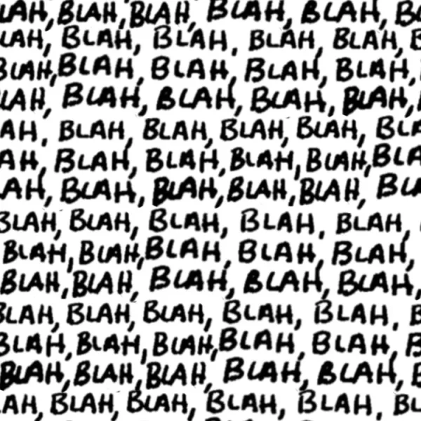 Blah blah blah 25 Transparent