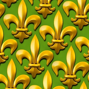 Mardi Gras Fluer De Lis 24