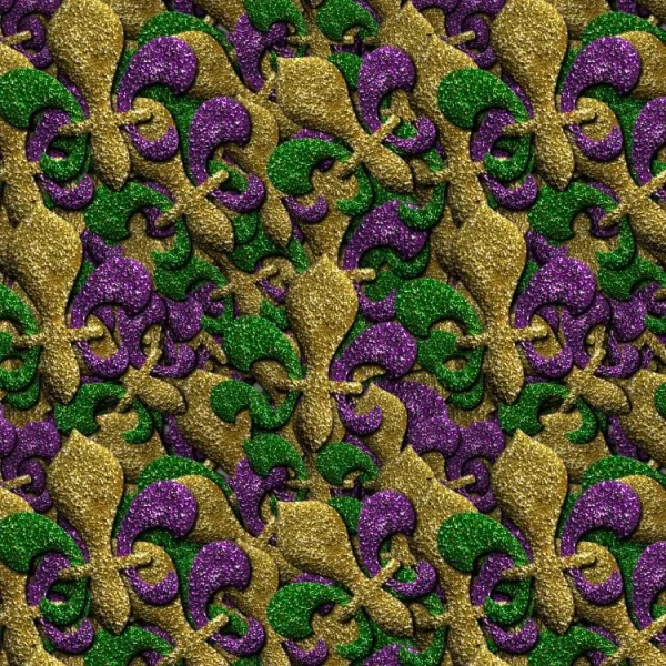 Mardi Gras Fluer De Lis 19