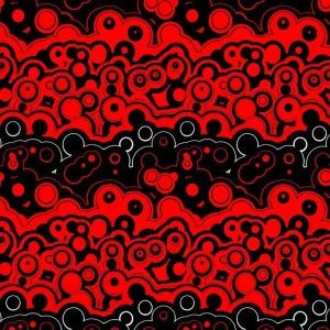 Red Graffiti Wave