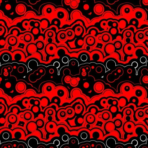 Red Graffiti Wave