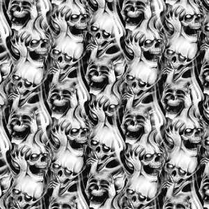 Quiet Flaming Skulls 23