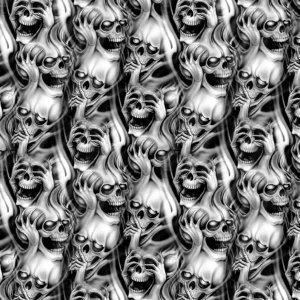 Quiet Flaming Skulls 22