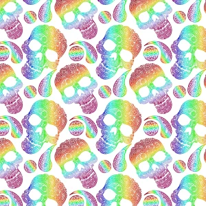 Paisley Skulls 22