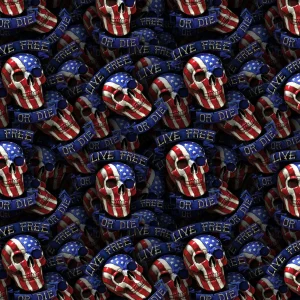 Live Free or Die Skulls 24
