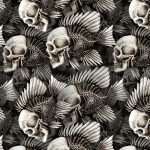 Human Skull Fish – Pattern Crew