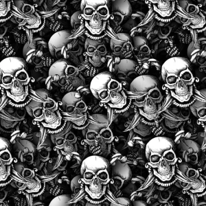 Hanging Pirate Skulls 22