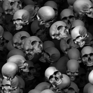 Falling Skulls