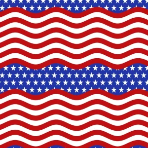 Wavy US Stripes 22