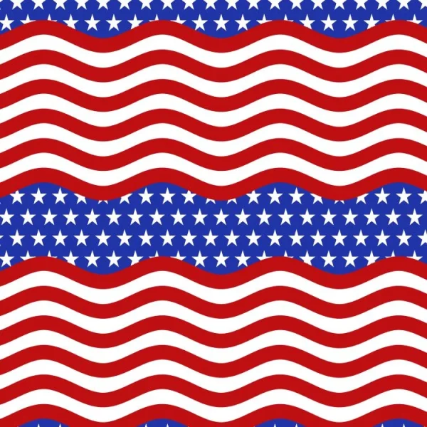 Wavy US Stripes 22