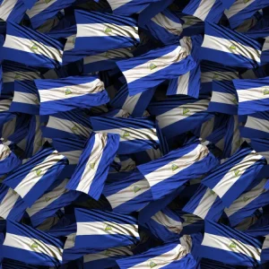 Nicaragua Waving Flag