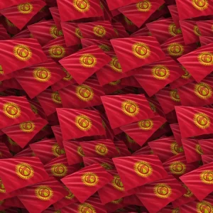 Kyrgyzstan Flag