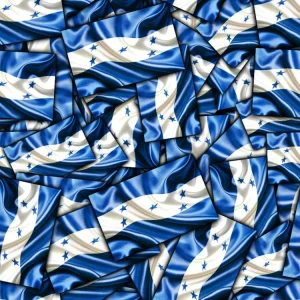 Honduras Waving Flag