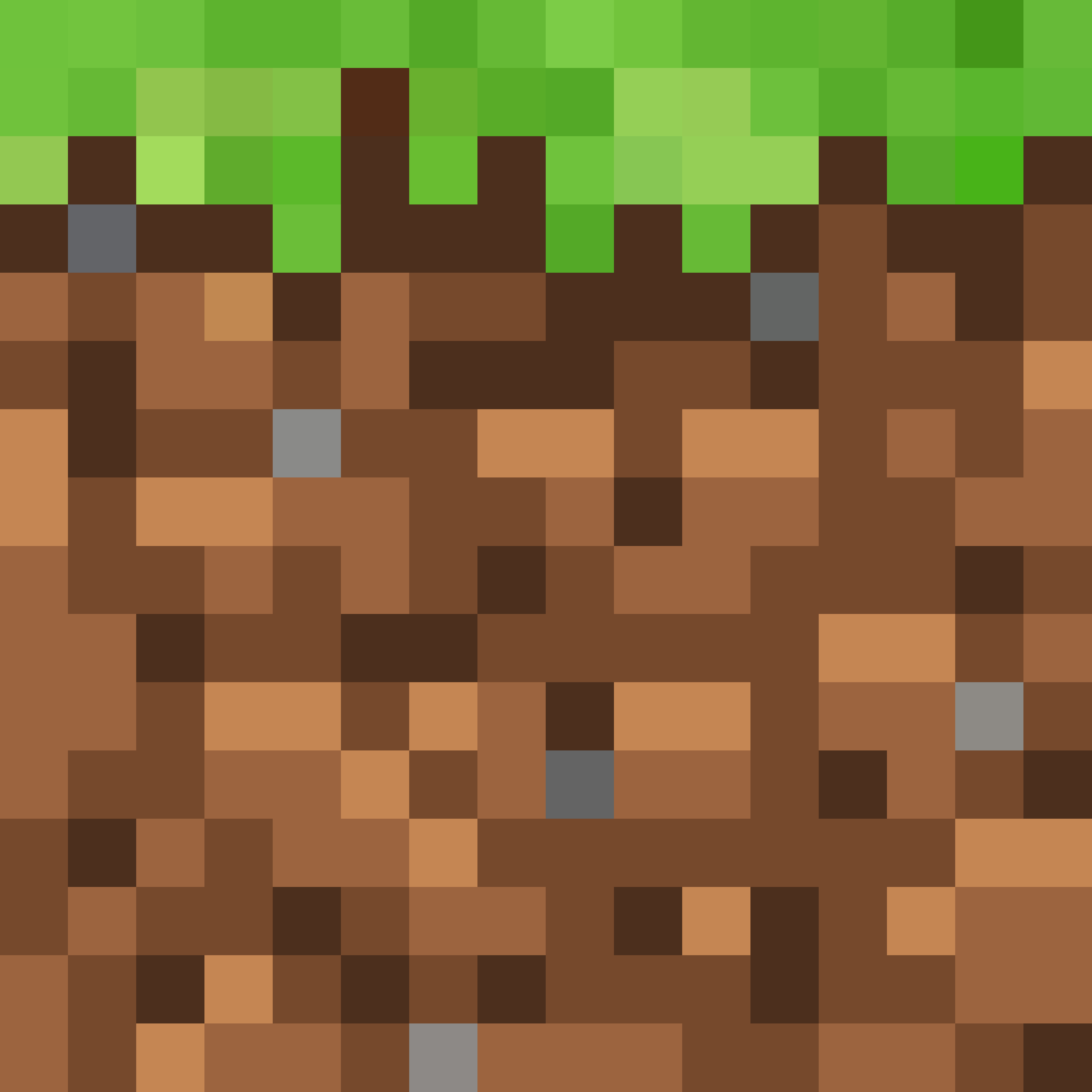 Minecraft Grass Block – Pattern Crew