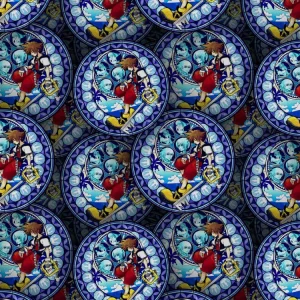 Kingdom Hearts Stained Glass Sora