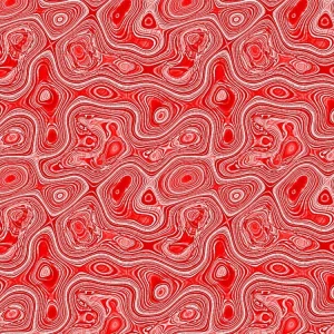 Damascus Steel 26 Red