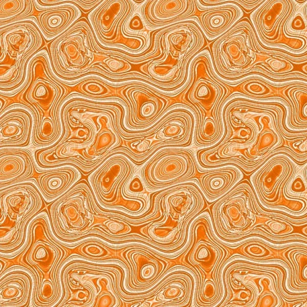 Damascus Steel 26 Orange