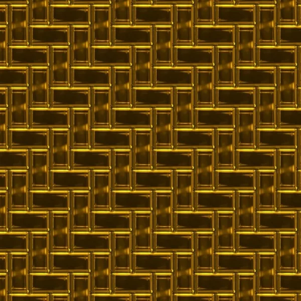 Gold Herringbone