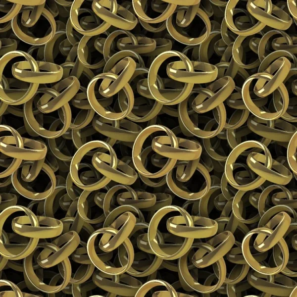 Gold Weddings Rings 22