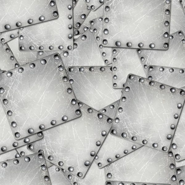 Riveted Aluminum Patches 25 Pattern Crew