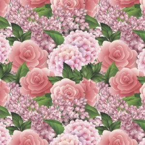 Lilacs and Roses