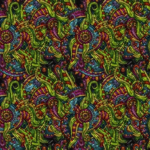 Chrome Abstract Flowers