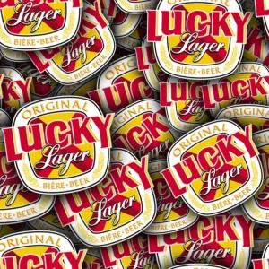 Lucky Lager Beer