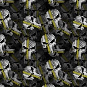 Punisher Yellow Thin Line