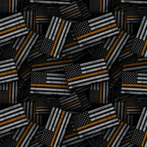 Orange Thin Line Flag
