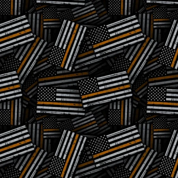 Thin Orange Line Flag