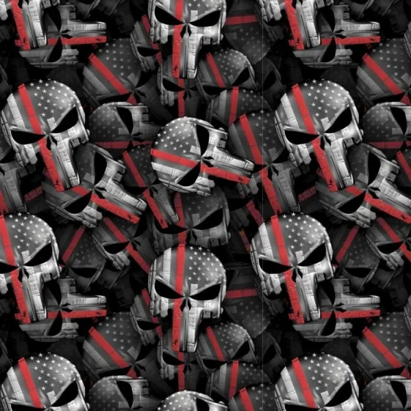 Punisher Thin Red Line Flag