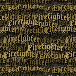 Firefighter Engine Turned Gold 27
