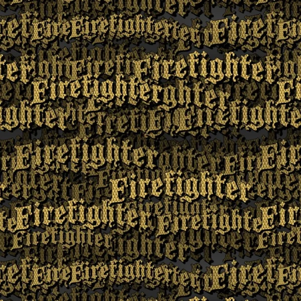 Firefighter Engine Turned Gold 27
