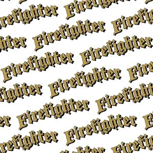 Firefighter Engine Turned Gold 24