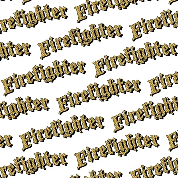 Firefighter Engine Turned Gold 24
