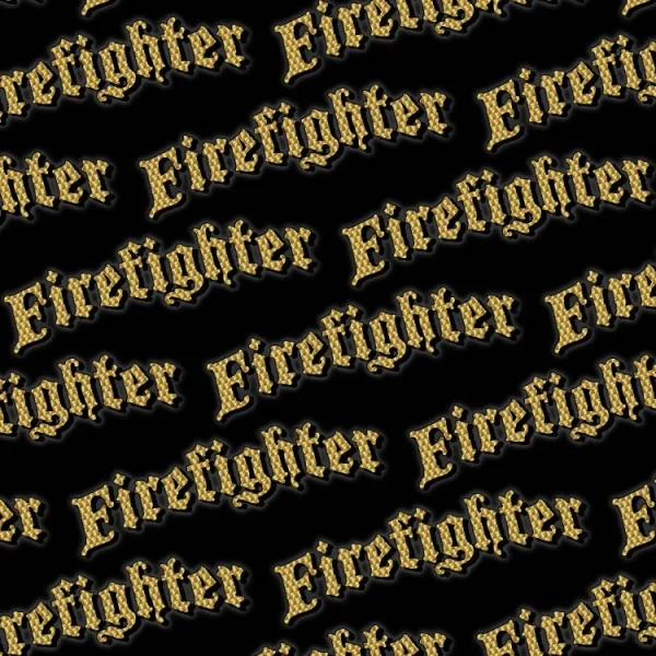 Firefighter Engine Turned Gold 23