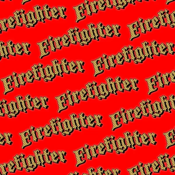 Firefighter Engine Turned Gold 22