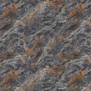 Rust and Black Granite