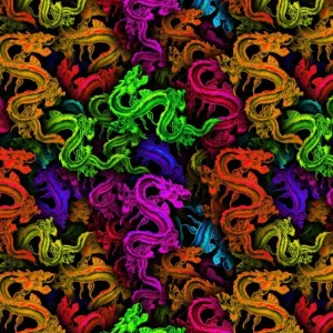 Neon Dragons