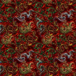 Embossed Chinese Dragons