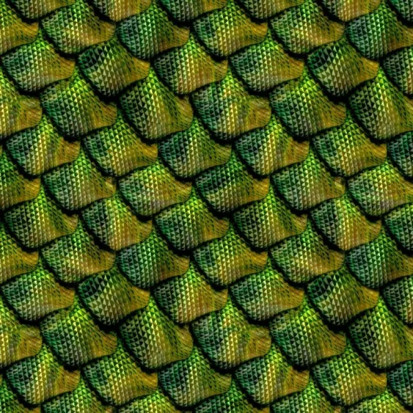 Dragon Scales Green 22