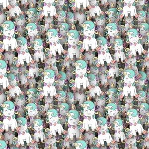 Cartoon Unicorns 22